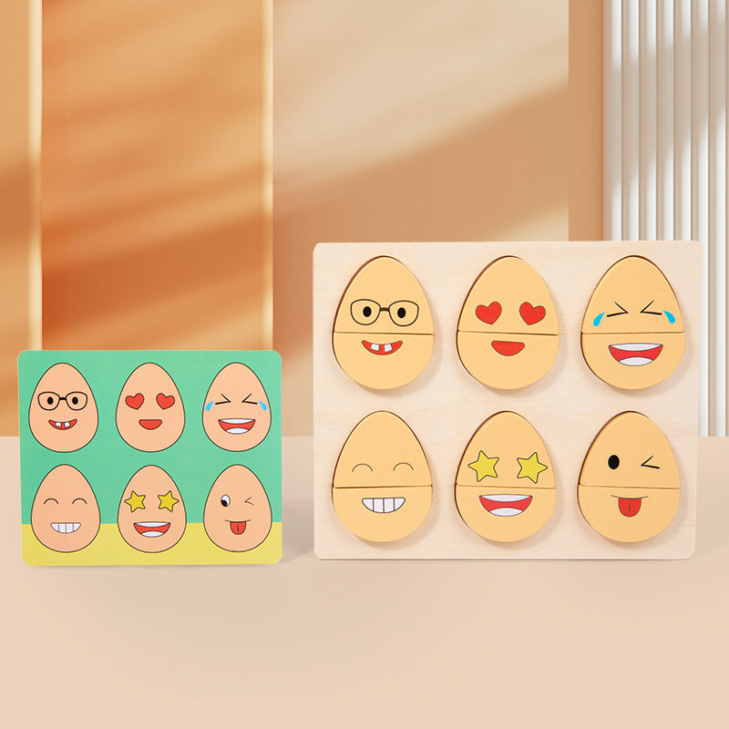 Wooden Emotion Matching Game for Social-Emotional Learning