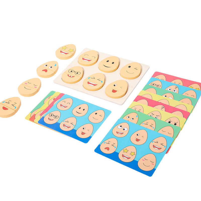Wooden Emotion Matching Game for Social-Emotional Learning