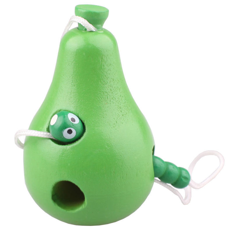 Wooden Fruit Lacing Toy for Fine Motor Skills & Early Learning